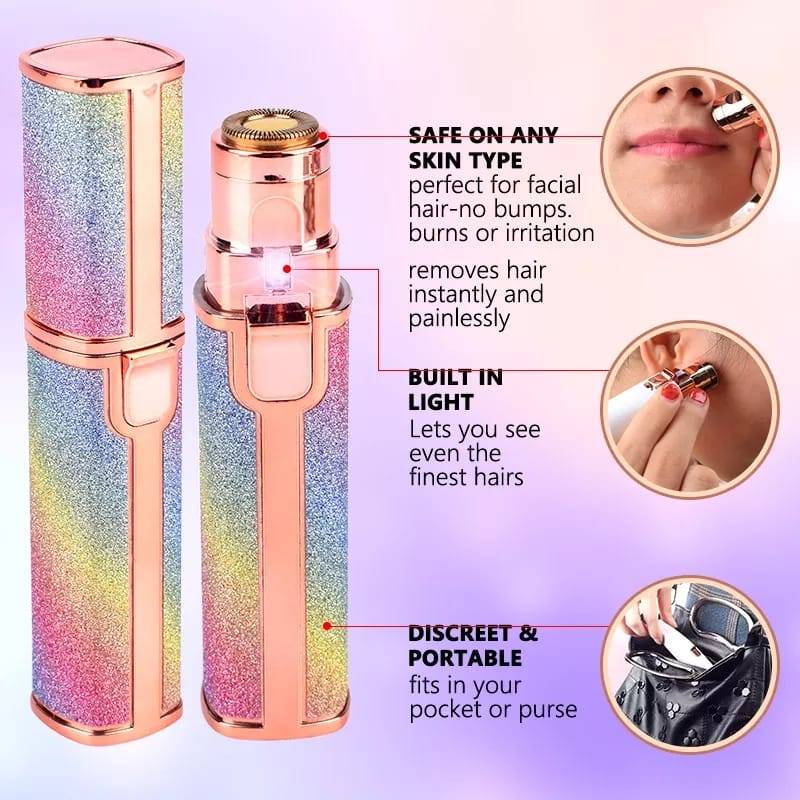 2 in 1 Hair Shaver + Eyebrow Trimmer